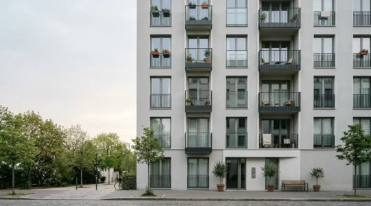 Analyse financière d'un investissement locatif immobilier avec documents et calculatrice