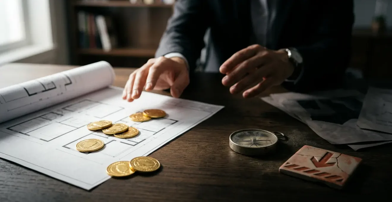 Décision stratégique d'investissement immobilier avec analyse des risques et opportunités