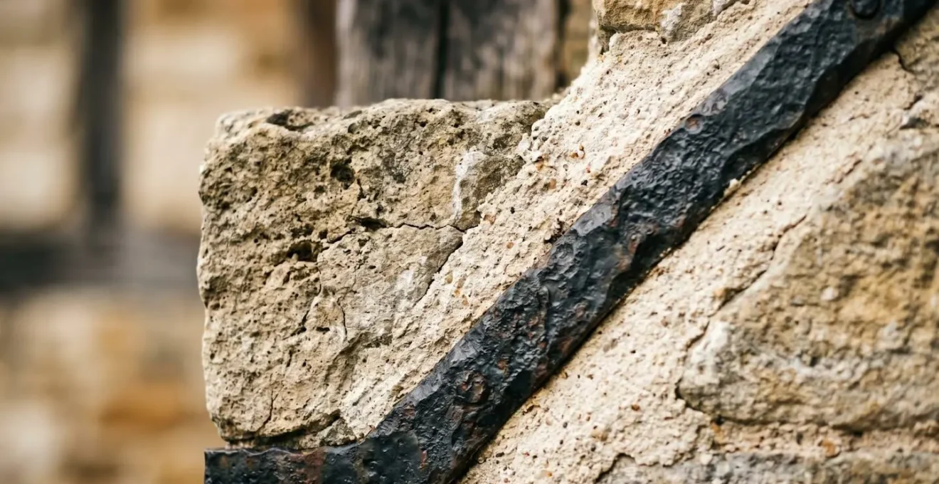 Détails architecturaux patrimoniaux illustrant les exigences techniques des travaux sur monuments historiques