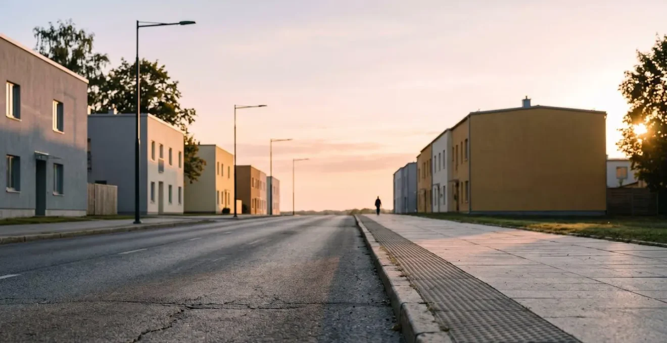 Exploration d'un quartier résidentiel à différents moments de la journée pour évaluer l'environnement de vie
