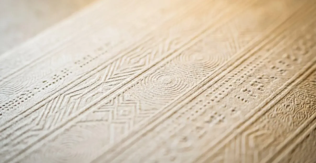 Détail macro de documents financiers avec texture papier et éléments graphiques abstraits