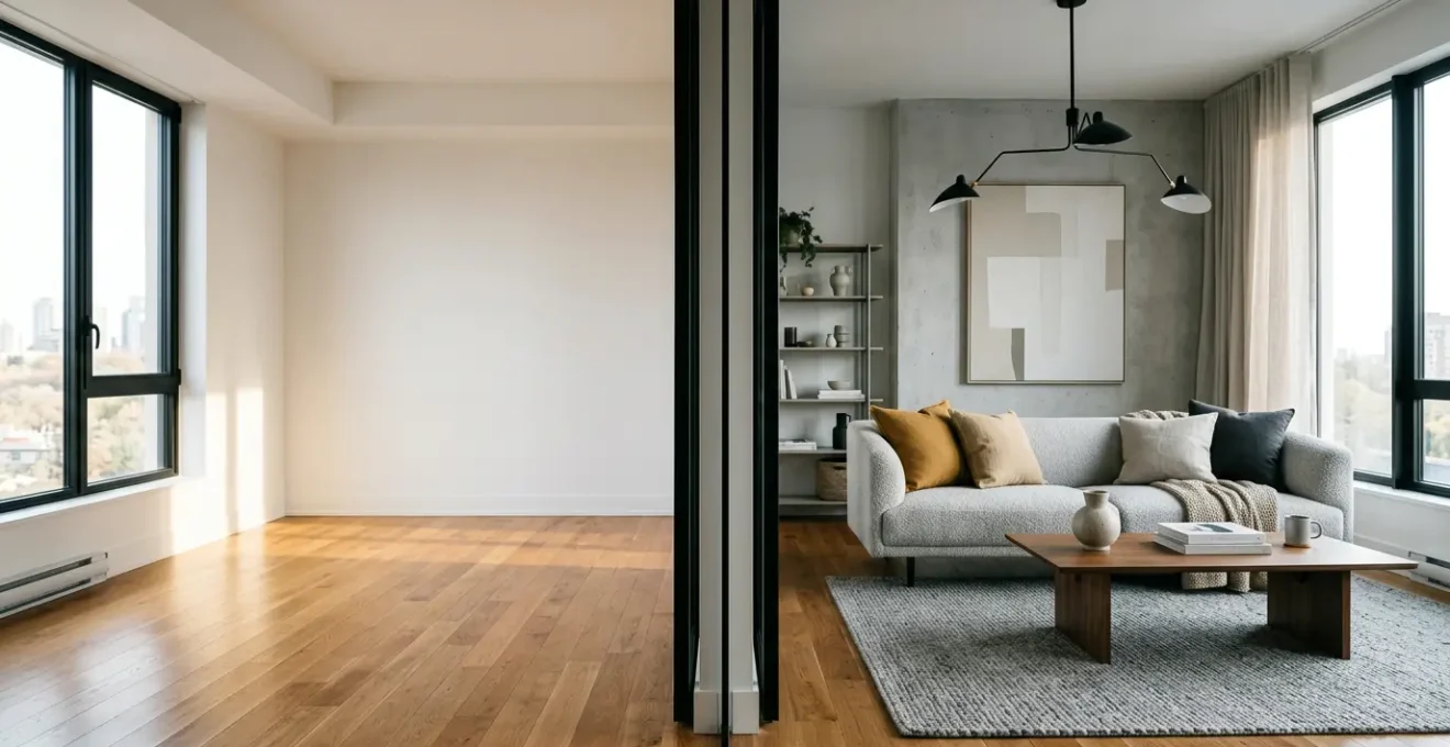 Concept de choix stratégique entre location vide et meublée pour optimiser la rentabilité immobilière