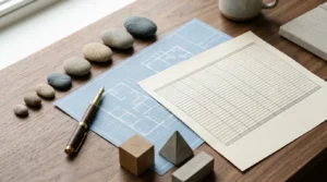 Concept de stratégie financière et d'optimisation fiscale pour investissement immobilier locatif