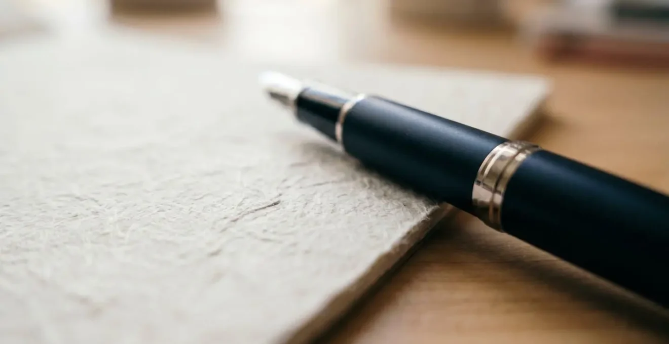 Document de procuration pour assemblée générale de copropriété avec stylo posé dessus