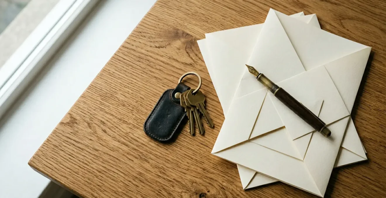 Documents juridiques et clés de propriété symbolisant les vérifications essentielles avant signature d'un acte immobilier