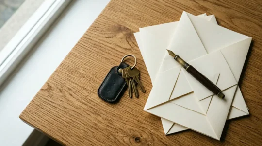 Documents juridiques et clés de propriété symbolisant les vérifications essentielles avant signature d'un acte immobilier